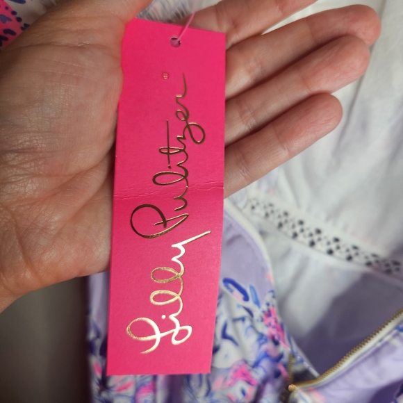 NWT Lilly Pulitzer Fit and Flare Devyn Dress, Size 2 - Picture 9 of 11